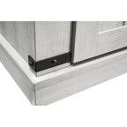 Meuble TV compact 32 pouces pour téléviseurs 40 pouces avec portes coulissantes style grange - Largeur 32 pouces