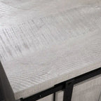 Meuble TV compact 32 pouces pour téléviseurs 40 pouces avec portes coulissantes style grange - Largeur 32 pouces