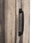 Meuble TV compact 32 pouces pour téléviseurs 40 pouces avec portes coulissantes style grange - Largeur 32 pouces