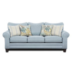Labyrinth Sky Round Arm Stationary Sofa