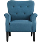 Fauteuil d'appoint Yaheetech moderne en tissu polyester, canapé une place pour salon