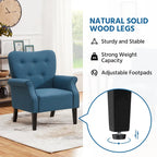 Fauteuil d'appoint Yaheetech moderne en tissu polyester, canapé une place pour salon