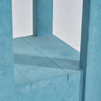 Table d'appoint rustique en bois massif, style ferme, pour canapé ou fauteuil - 28 cm de largeur x 66 cm de hauteur