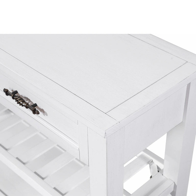 Console de canapé 42 avec tiroirs et étagères à plusieurs niveaux