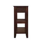 Console de canapé 42 avec tiroirs et étagères à plusieurs niveaux