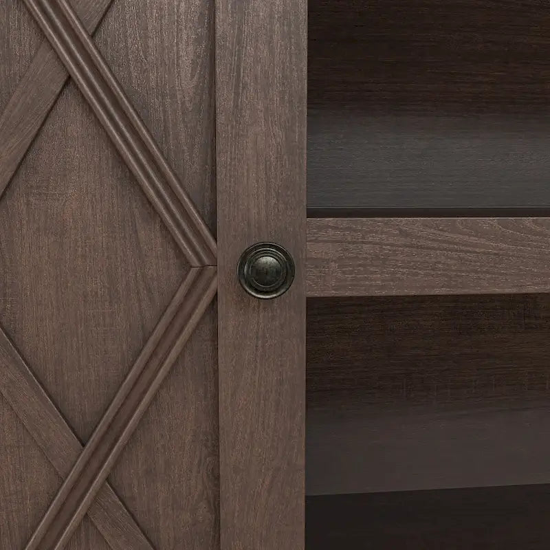 Meuble TV style ferme de 178 cm (70 pouces) pour téléviseurs jusqu'à 75 pouces - Montage facile - Largeur : 178 cm (70 pouces)