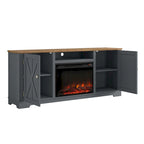 Meuble TV style ferme de 70 pouces pour téléviseurs jusqu'à 75 pouces - 70 pouces de largeur