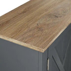 Meuble TV style ferme de 70 pouces pour téléviseurs jusqu'à 75 pouces - 70 pouces de largeur