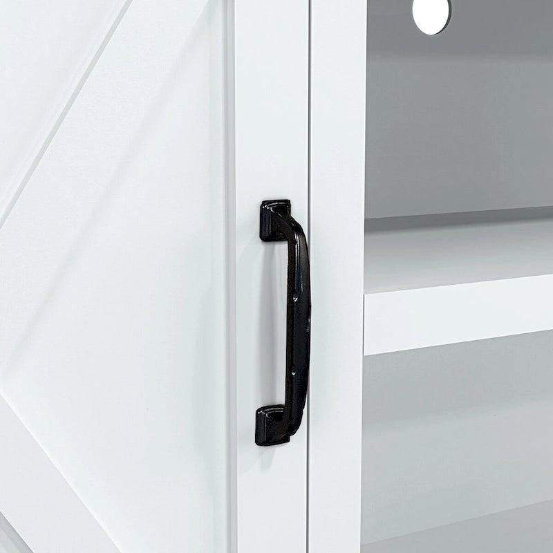 Meuble TV style ferme de 70 pouces pour téléviseurs jusqu'à 75 pouces - 70 pouces de largeur