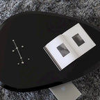 Table basse moderne en bois de 51 cm avec 3 pieds boule