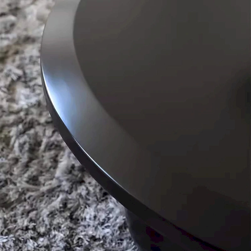 Table basse moderne en bois de 51 cm avec 3 pieds boule