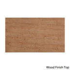 Table de salle à manger rectangulaire Nadine, finition noyer foncé, style Mid-Century, par iNSPIRE Q Modern