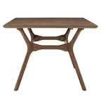 Table de salle à manger rectangulaire Nadine, finition noyer foncé, style Mid-Century, par iNSPIRE Q Modern