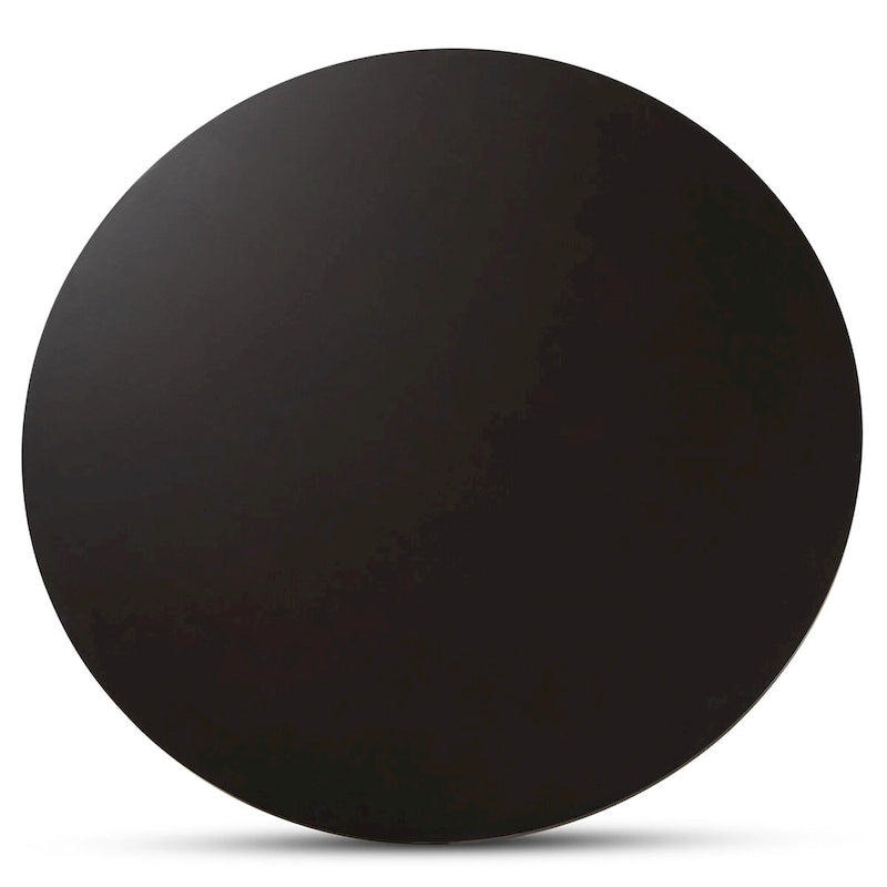 Table de salle à manger ronde Kenji moderne et contemporaine de 114 cm de diamètre