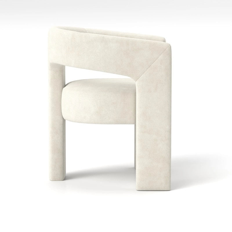 SEYNAR Chaise de salle à manger moderne et glamour en velours, ensemble de 2 chaises d'appoint à dossier ouvert