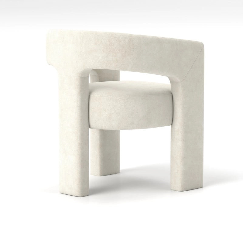 SEYNAR Chaise de salle à manger moderne et glamour en velours, ensemble de 2 chaises d'appoint à dossier ouvert