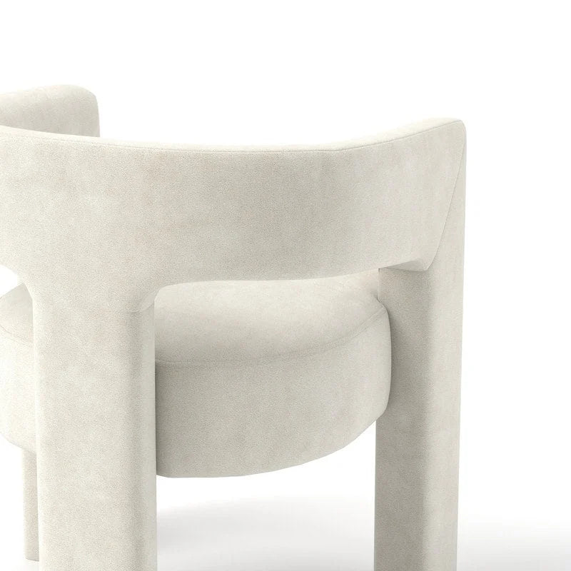 SEYNAR Chaise de salle à manger moderne et glamour en velours, ensemble de 2 chaises d'appoint à dossier ouvert