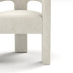 SEYNAR Chaise de salle à manger moderne et glamour en velours, ensemble de 2 chaises d'appoint à dossier ouvert