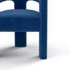 SEYNAR Chaise de salle à manger moderne et glamour en velours, ensemble de 2 chaises d'appoint à dossier ouvert