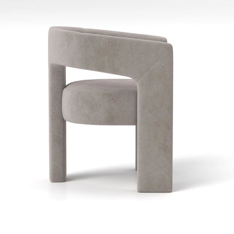 SEYNAR Chaise de salle à manger moderne et glamour en velours, ensemble de 2 chaises d'appoint à dossier ouvert