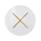 Table de salle à manger en verre Jumi de Ren Home - Chêne