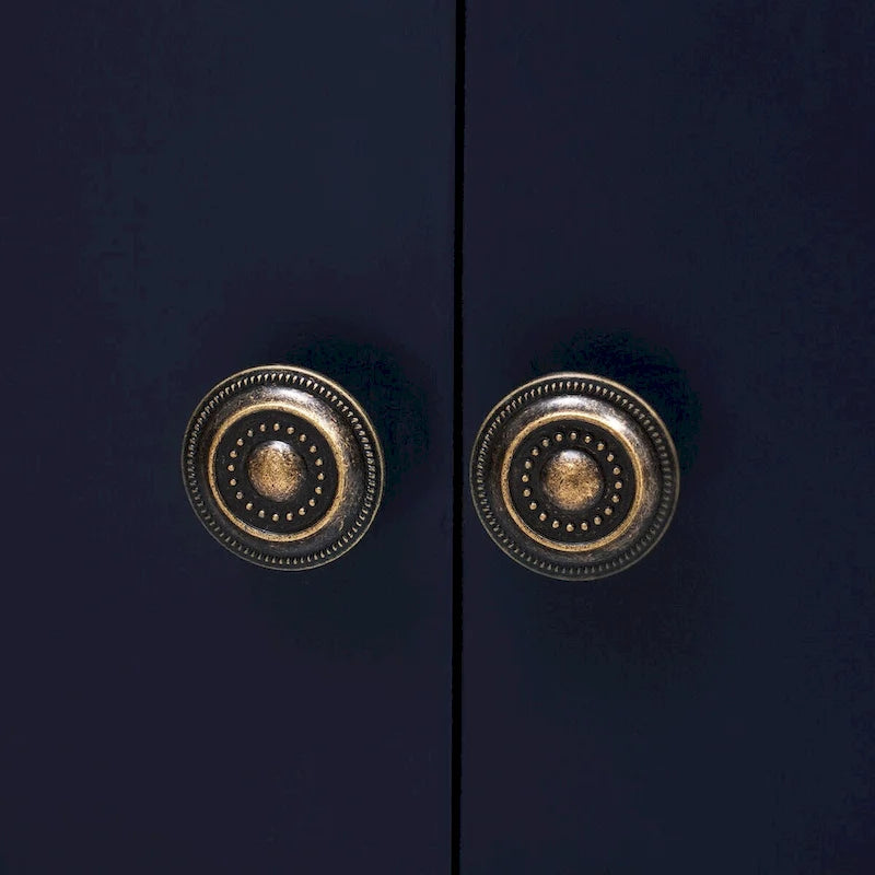 Meuble de rangement au design incurvé avec étagères et tiroir réglables