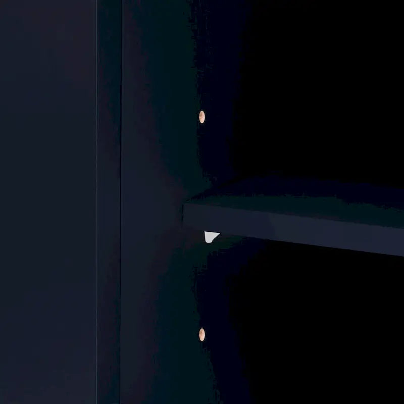 Meuble de rangement au design incurvé avec étagères et tiroir réglables