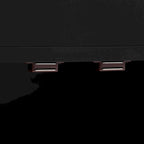 Meuble de rangement au design incurvé avec étagères et tiroir réglables