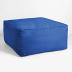 Pouf d'extérieur Sorra Home Sunbrella à bords francs