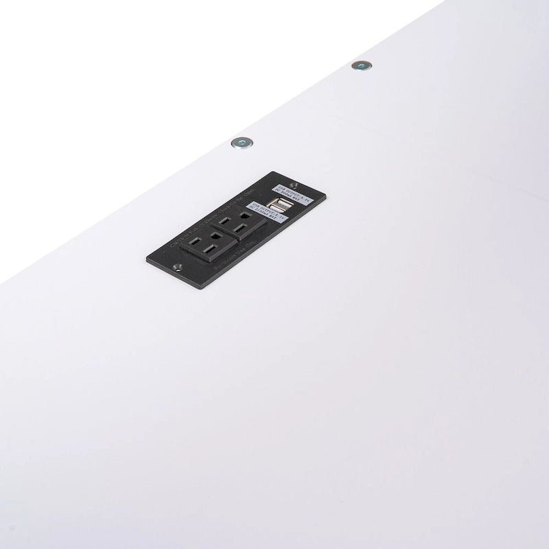 Lit mezzanine Nestfair pleine grandeur avec bureau et armoires