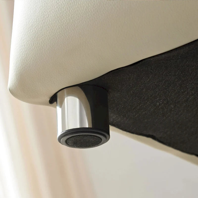 Canapé d'angle incurvé en cuir pour salon, ensemble de canapés 4 places rembourrés