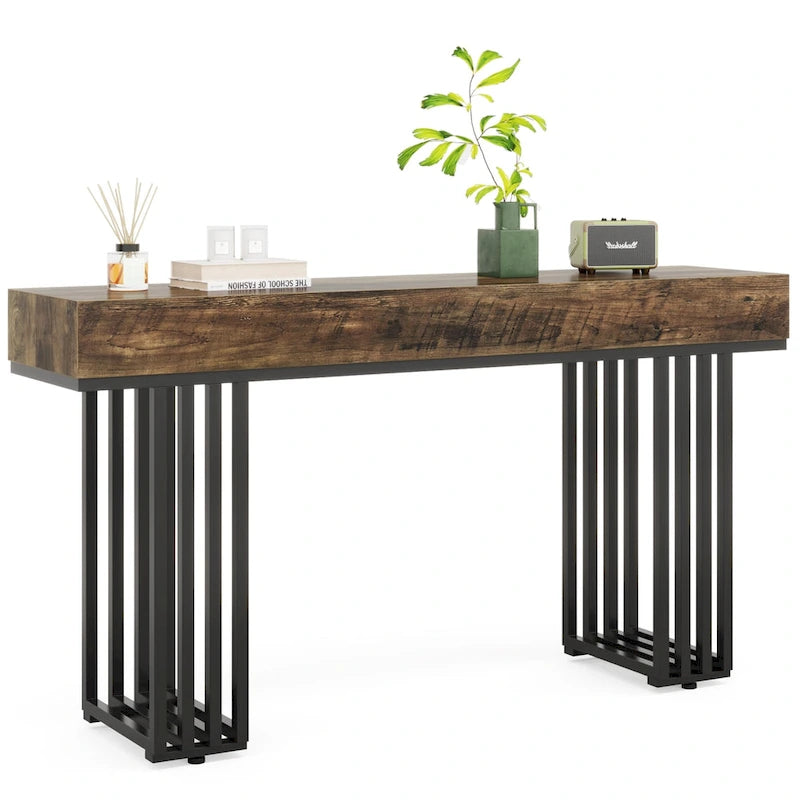 Console de 55 pouces pour canapé, table d'entrée