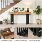 Console de 55 pouces pour canapé, table d'entrée