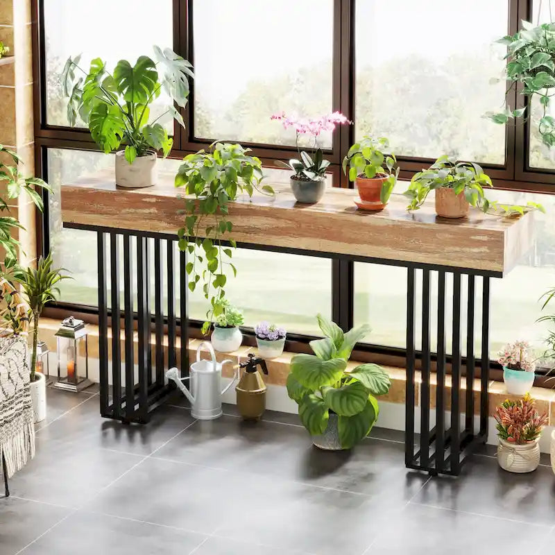 Console de 55 pouces pour canapé, table d'entrée