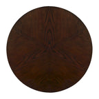 Table basse ronde en bois de 32 pouces