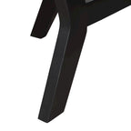 Table basse ronde en bois de 32 pouces