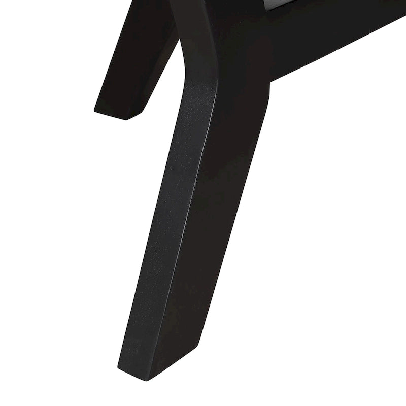 Table basse ronde en bois de 32 pouces