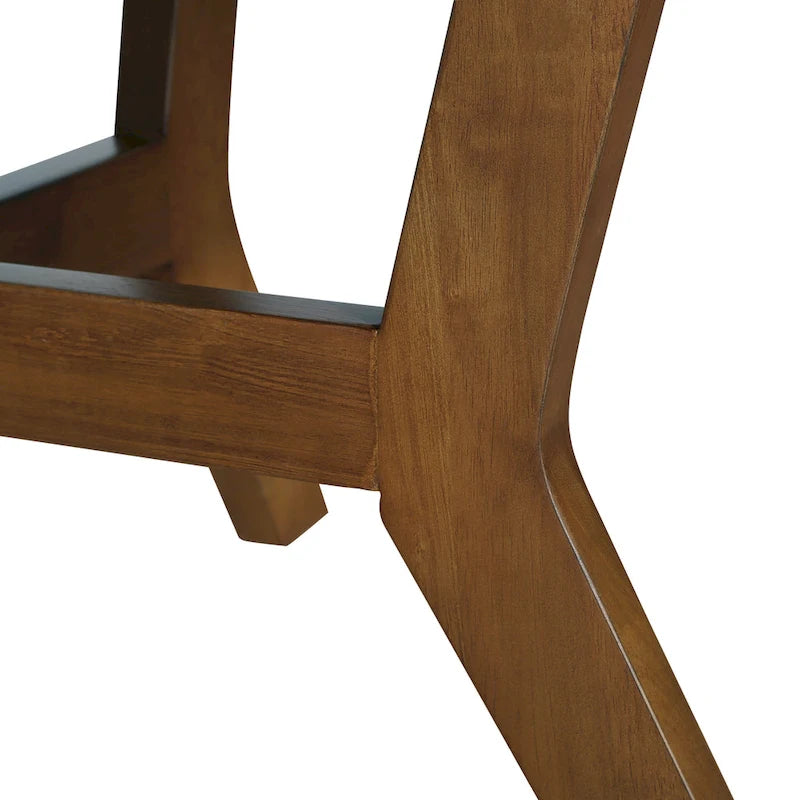 Table basse ronde en bois de 32 pouces