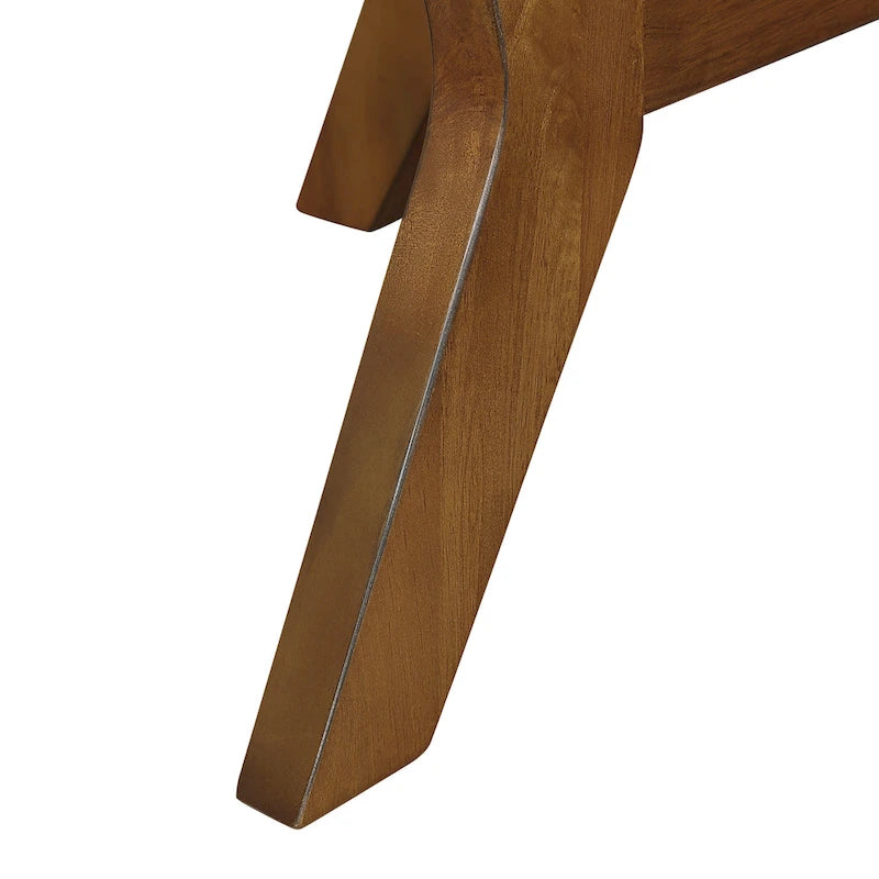 Table basse ronde en bois de 32 pouces