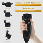 Fauteuils releveurs à double moteur en cuir véritable, massage et chauffage, ports USB