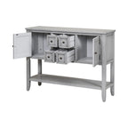 Buffet console avec étagère inférieure