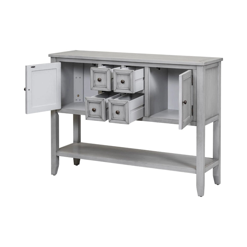 Buffet console avec étagère inférieure