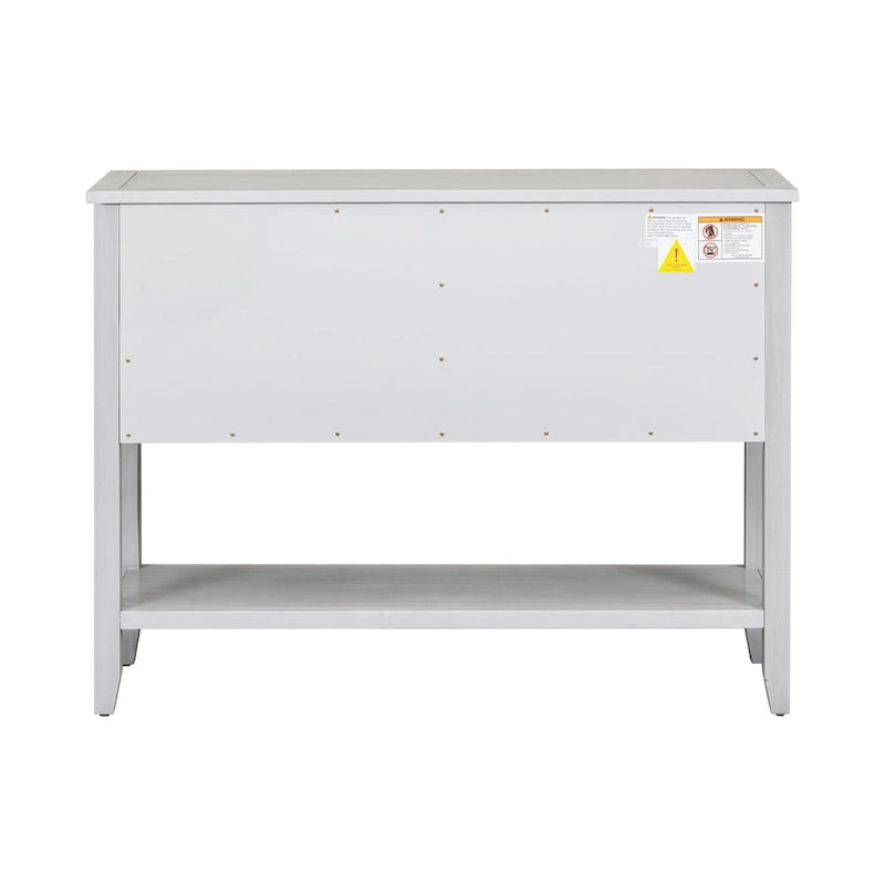 Buffet console avec étagère inférieure
