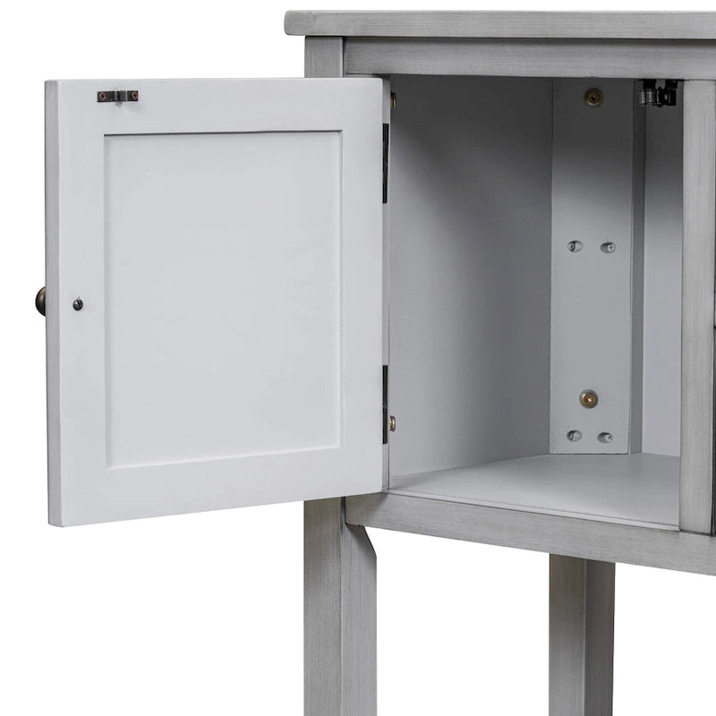 Buffet console avec étagère inférieure