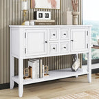 Buffet console avec étagère inférieure