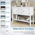 Buffet console avec étagère inférieure