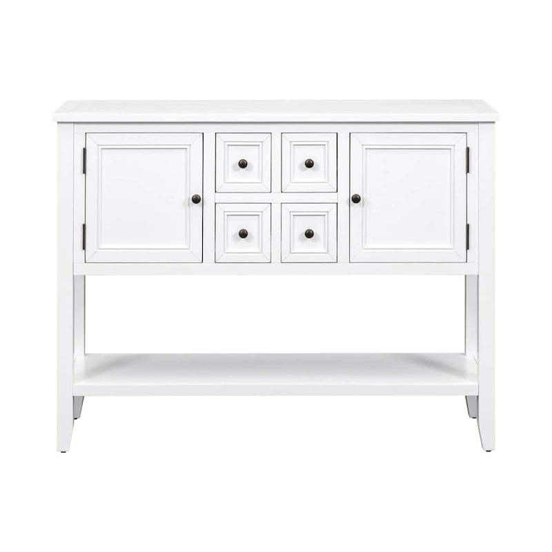 Buffet console avec étagère inférieure