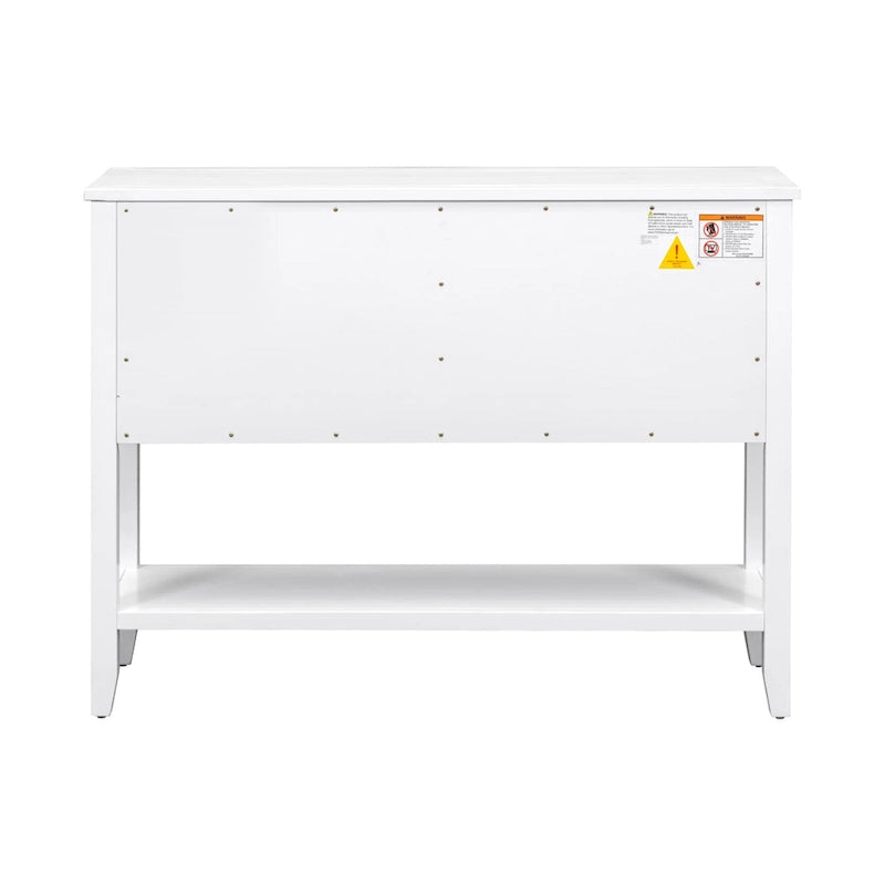 Buffet console avec étagère inférieure