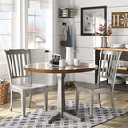 Chaises de salle à manger Eleanor à dossier à lattes en bois (lot de 2) par iNSPIRE Q Classic