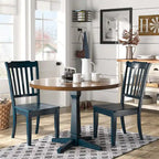 Chaises de salle à manger Eleanor à dossier à lattes en bois (lot de 2) par iNSPIRE Q Classic